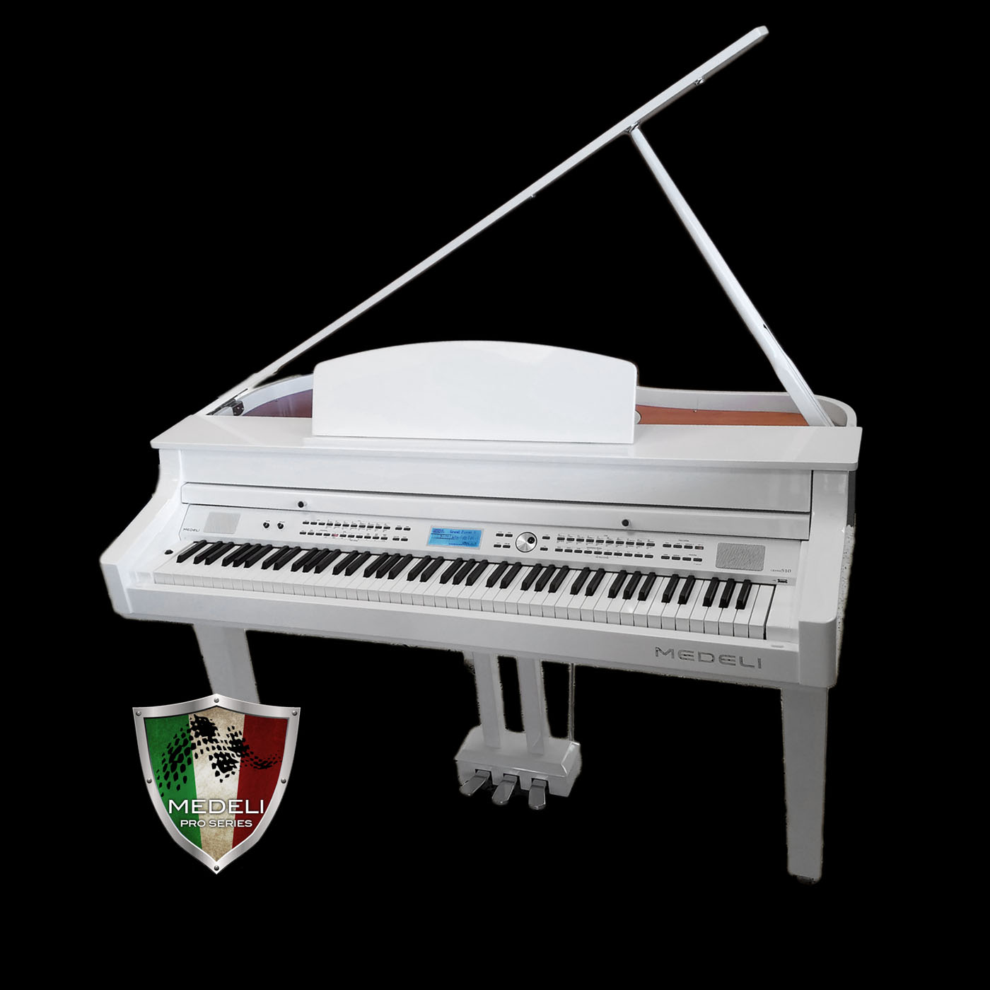 Medeli Grand 510 Dijital Piyano (Parlak Beyaz)